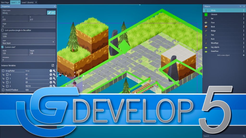 GDevelop 5 Leaves Beta