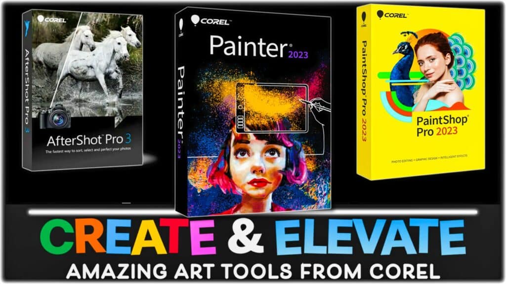 Corel Create & Elevate Amazing Art Tools Bundle with Painter 2023