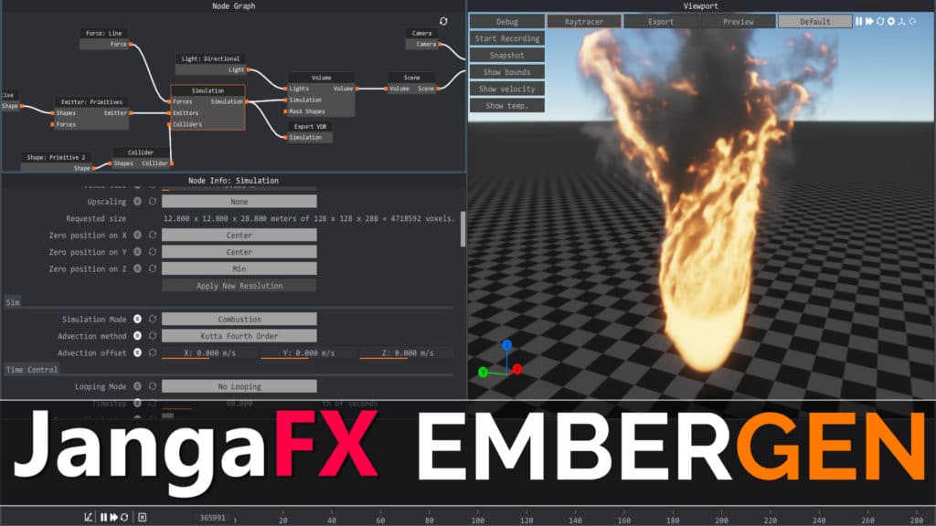 Embergen Fluid Simulation Software