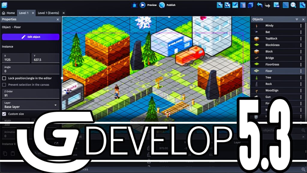 GDevelop 5.3 was just released, now in 3D