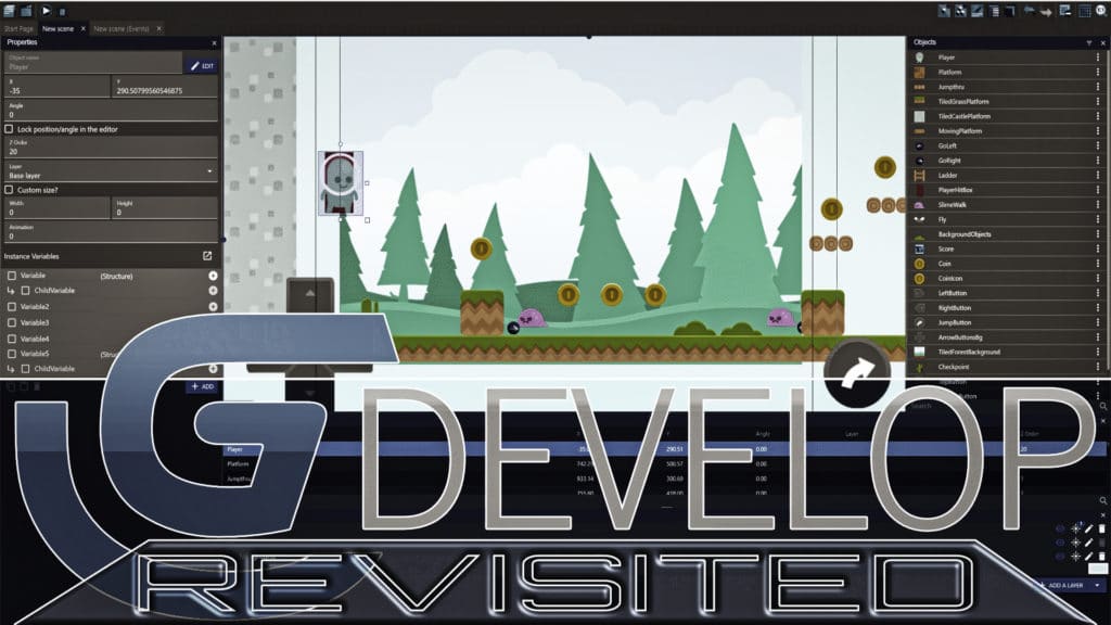 GDevelop Open Source Game Engine Update Review