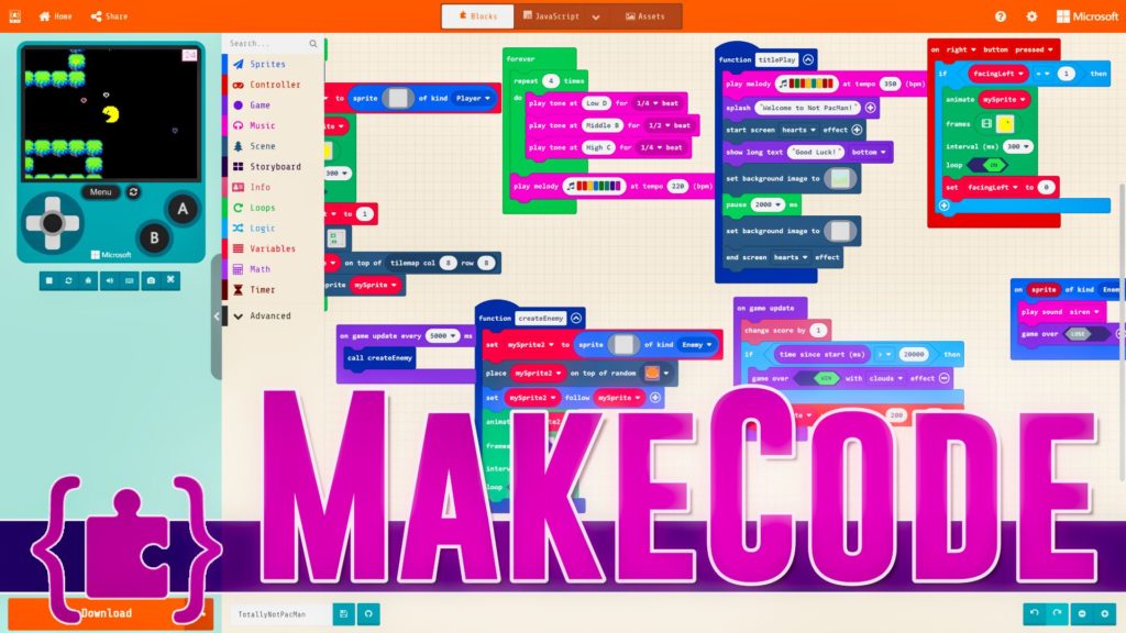 Microsoft MakeCode Arcade Game Development Tutorial