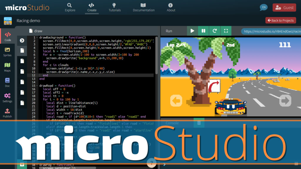 microStudio HTML5 Game Engine Review