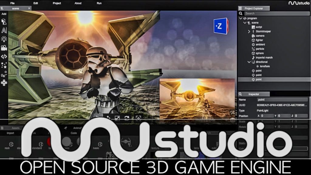 nunuStudio Three.js powered 3D game engine review