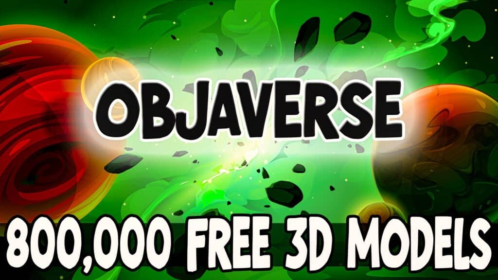 Objaverse Massive Free 3D Creative Commons Licensed Models, plus Asset Ovi 3D search engine
