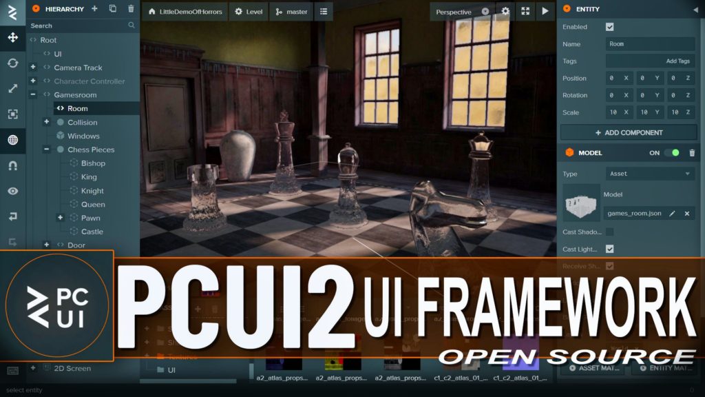 PCUI PlayCanvas User Interface Framework 2 Released