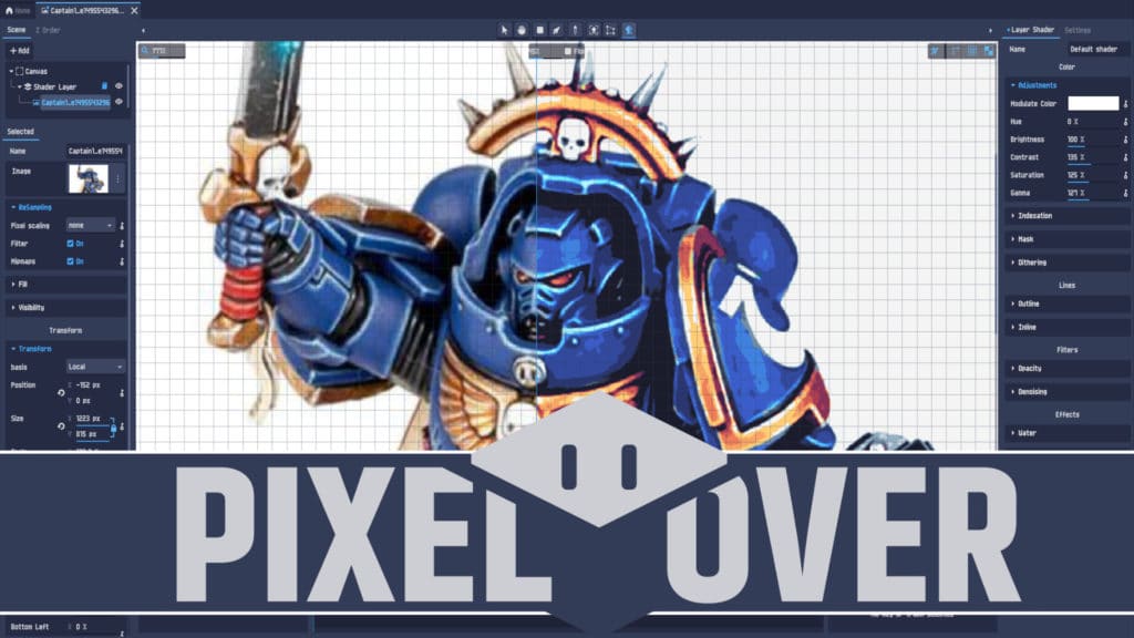 PixelOver Godot Powered Pixel Art Application