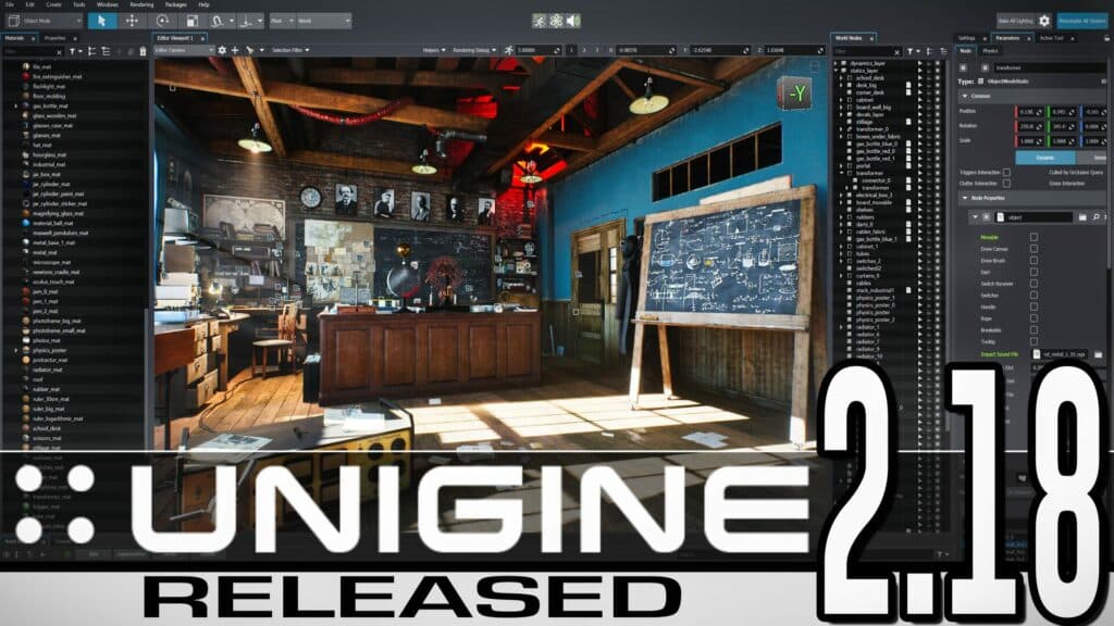 Unigine have just released Ungine Engine 2.18