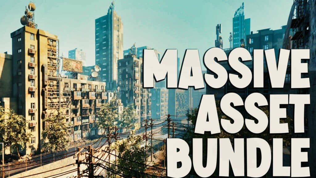 Massive Unreal Engine Asset Bonanza Humble Bundle OPen World Assets Godot Blender Too