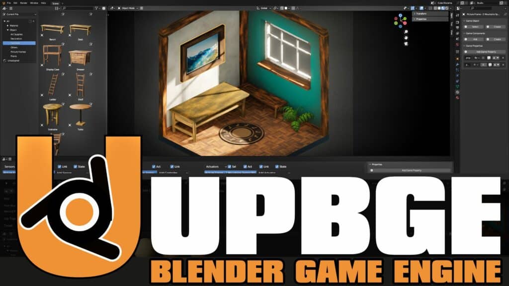 UPBGE 0.36 Released bringing the Blender Game Engine up to Blender 3.6 parity
