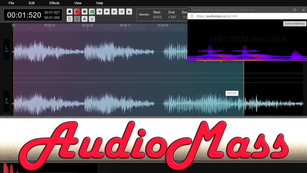 AudioMass Web Based Audio Editor