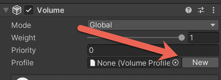 Create new Volumetric profile