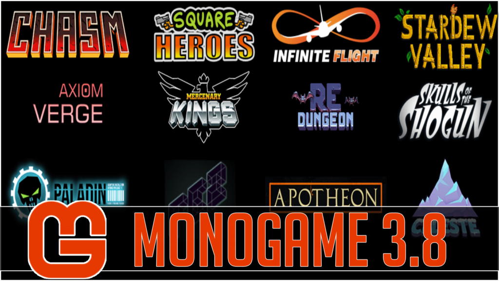 Monogame 3.8 released