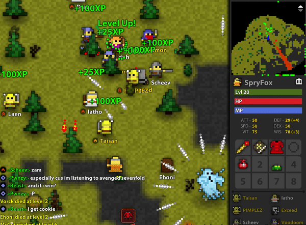 ROTMG Screenshot Combat